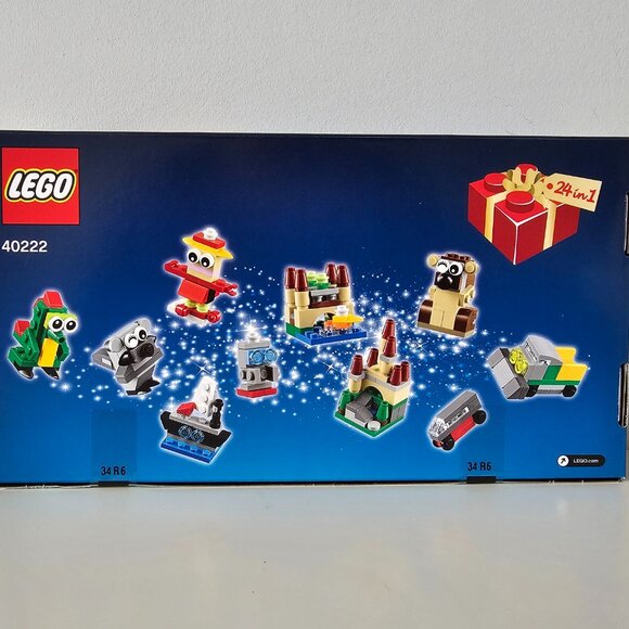 NIB LEGO 40222 Christmas Build-Up 24in1 250pcs FACTORY SEALED! RETIRED! UNIQUE! - Picture 5 of 5